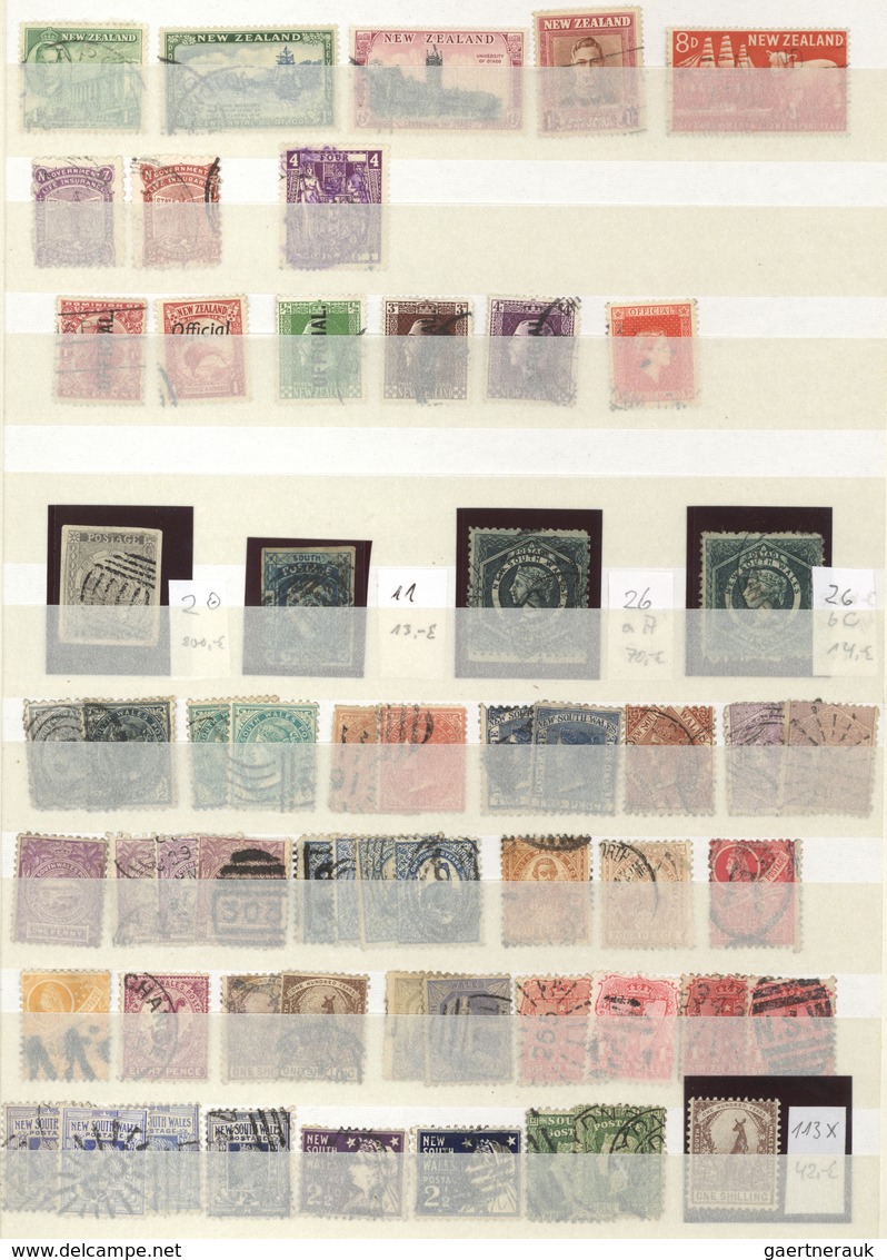 Britische Kolonien: 1855/1980 (ca.), Used And Mint Collection Of Apprx. 60 Different Countries, Hous - Other & Unclassified
