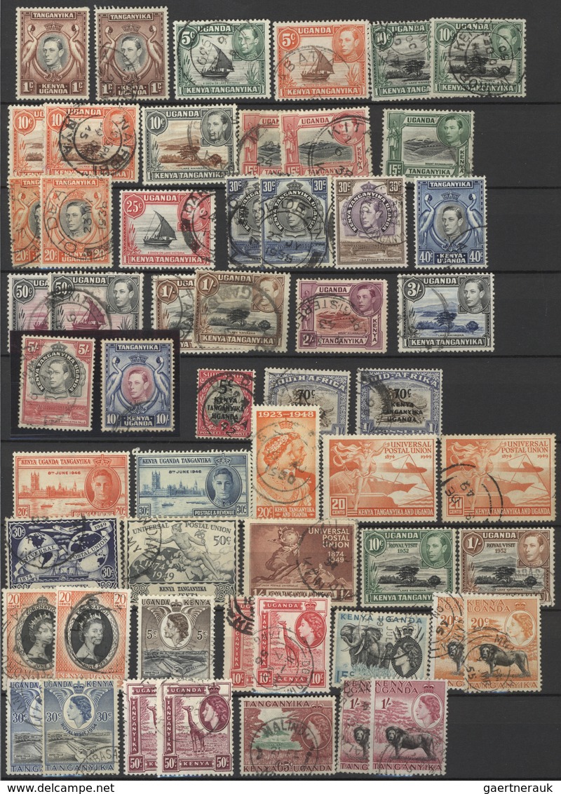 Britische Kolonien: 1855/1980 (ca.), used and mint collection of apprx. 60 different countries, hous