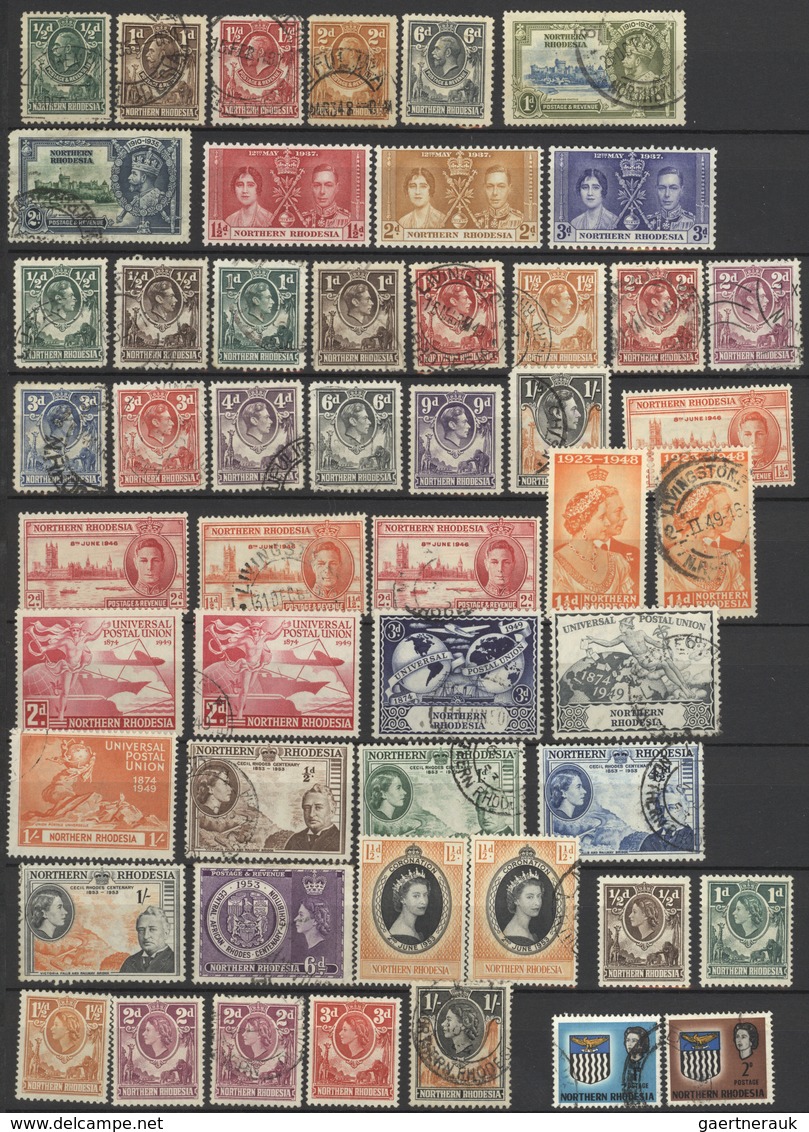 Britische Kolonien: 1855/1980 (ca.), used and mint collection of apprx. 60 different countries, hous