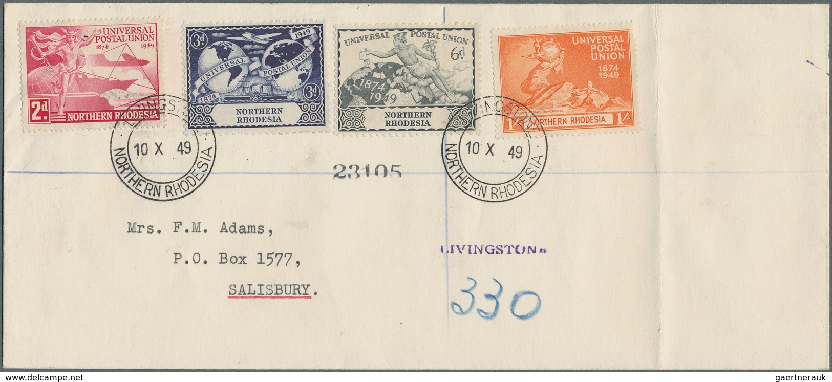 Britische Kolonien: 1900/1960 (ca.), Assortment Of 36 Covers/cards Mainly British Africa, Also F.d.c - Autres & Non Classés