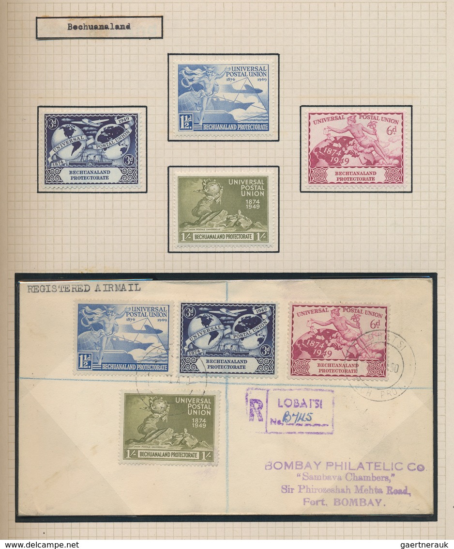 Britische Kolonien: 1949, 75th Anniversary of UPU, Omnibus issue, collection of apprx. 68 different