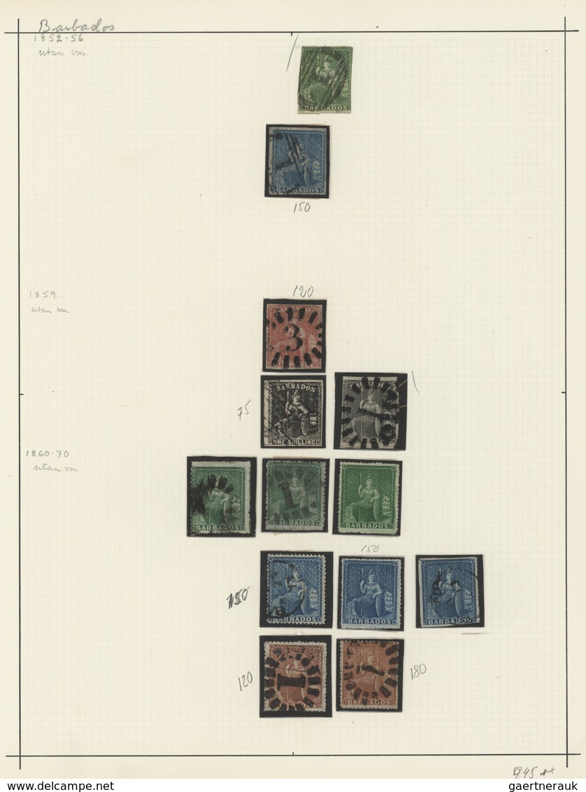 British Commonwealth: 1850's-1930's Ca.: Collection Of Mint And Used Stamps Of Various Countries And - Otros & Sin Clasificación