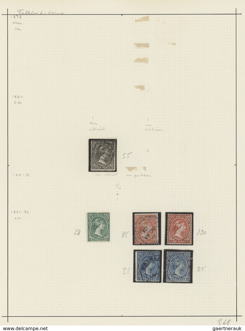 British Commonwealth: 1850's-1930's Ca.: Collection Of Mint And Used Stamps Of Various Countries And - Other & Unclassified