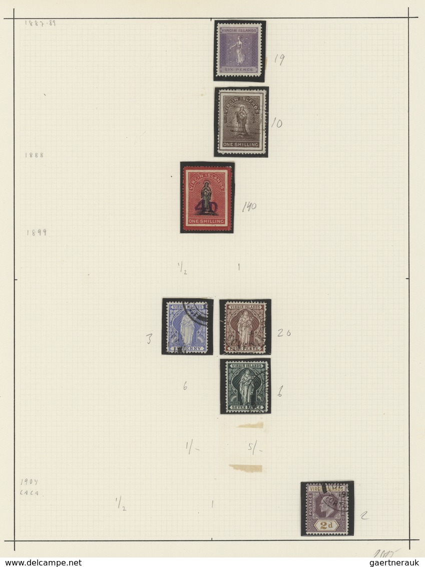 British Commonwealth: 1850's-1930's Ca.: Collection Of Mint And Used Stamps Of Various Countries And - Other & Unclassified