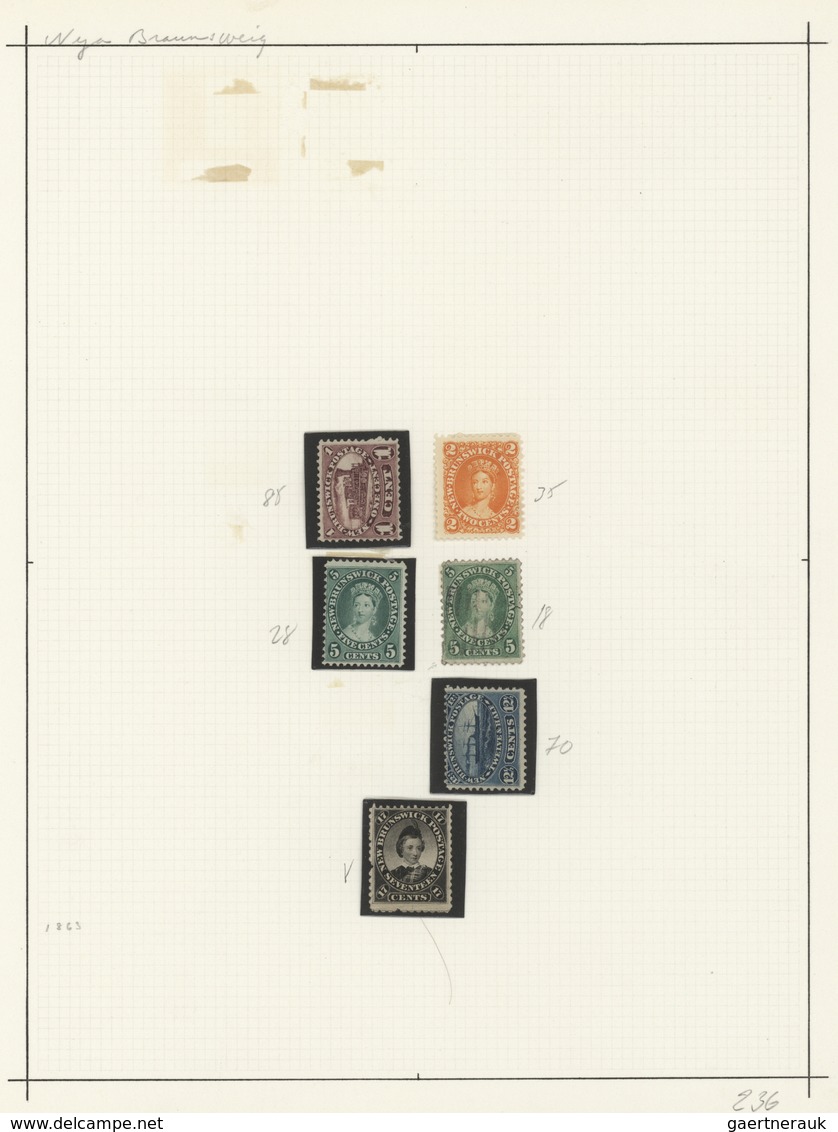 British Commonwealth: 1850's-1930's Ca.: Collection Of Mint And Used Stamps Of Various Countries And - Autres & Non Classés