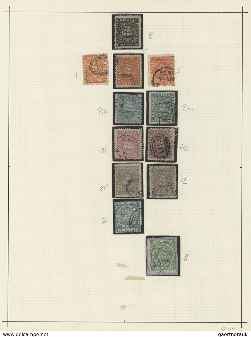 British Commonwealth: 1850's-1930's ca.: Collection of mint and used stamps of various countries and