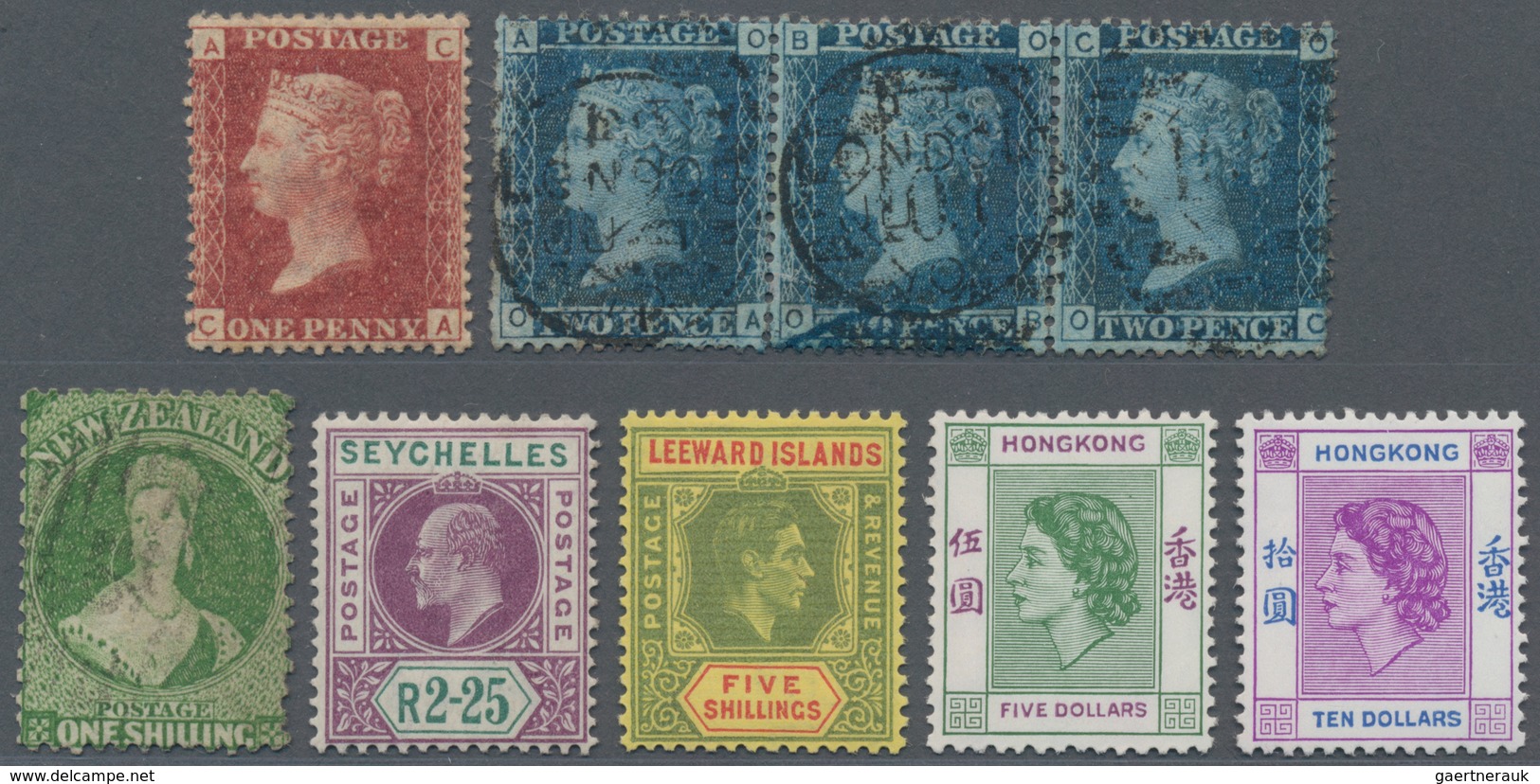 British Commonwealth: 1860's-1960's, Ensemble Of More Than 150 Stamps From Great Britain And The Bri - Andere & Zonder Classificatie