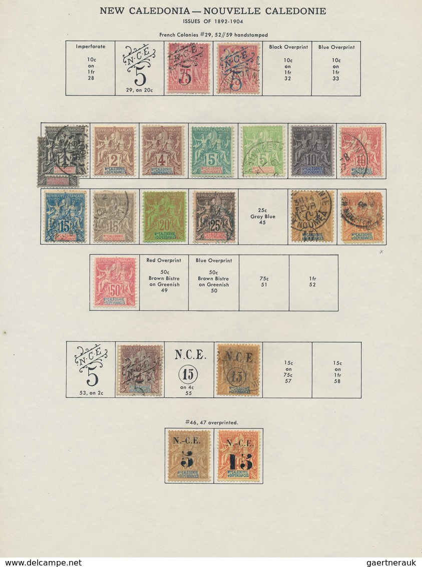 Französische Kolonien: 1859/1964 (ca.), a neat collection in two Minkus albums, main value in the mi