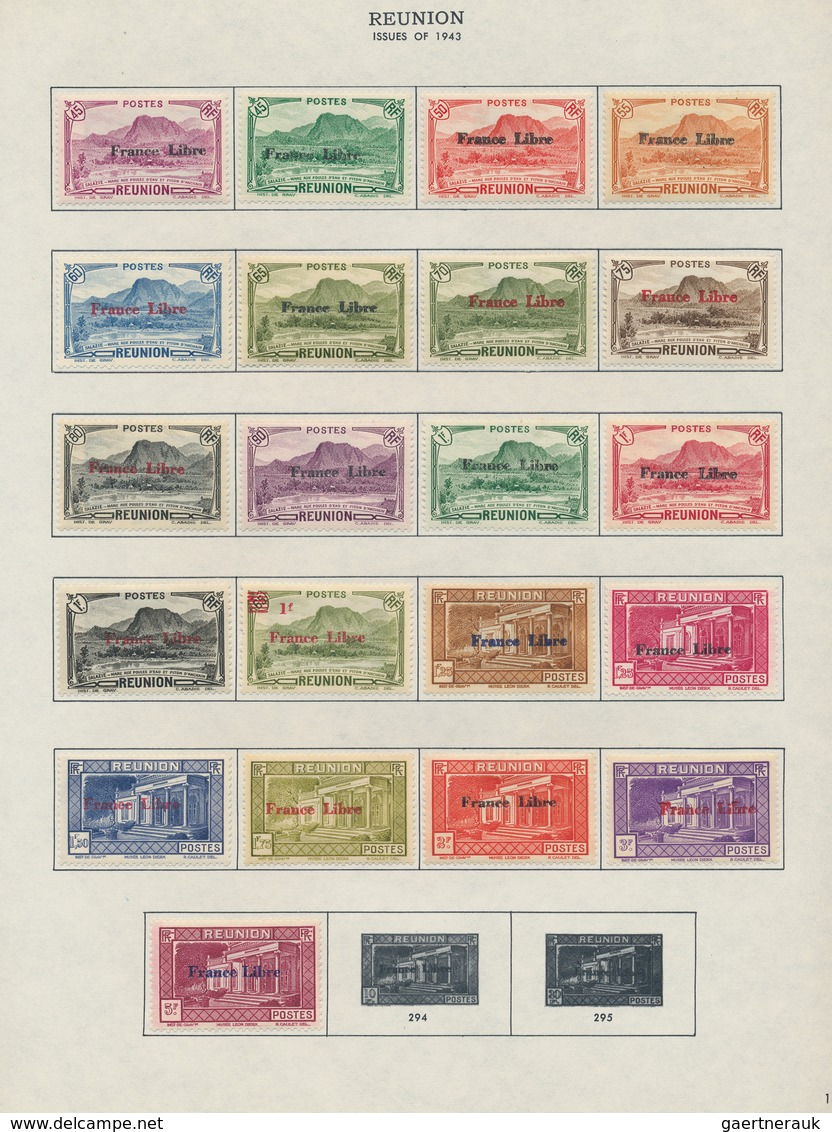 Französische Kolonien: 1859/1964 (ca.), a neat collection in two Minkus albums, main value in the mi