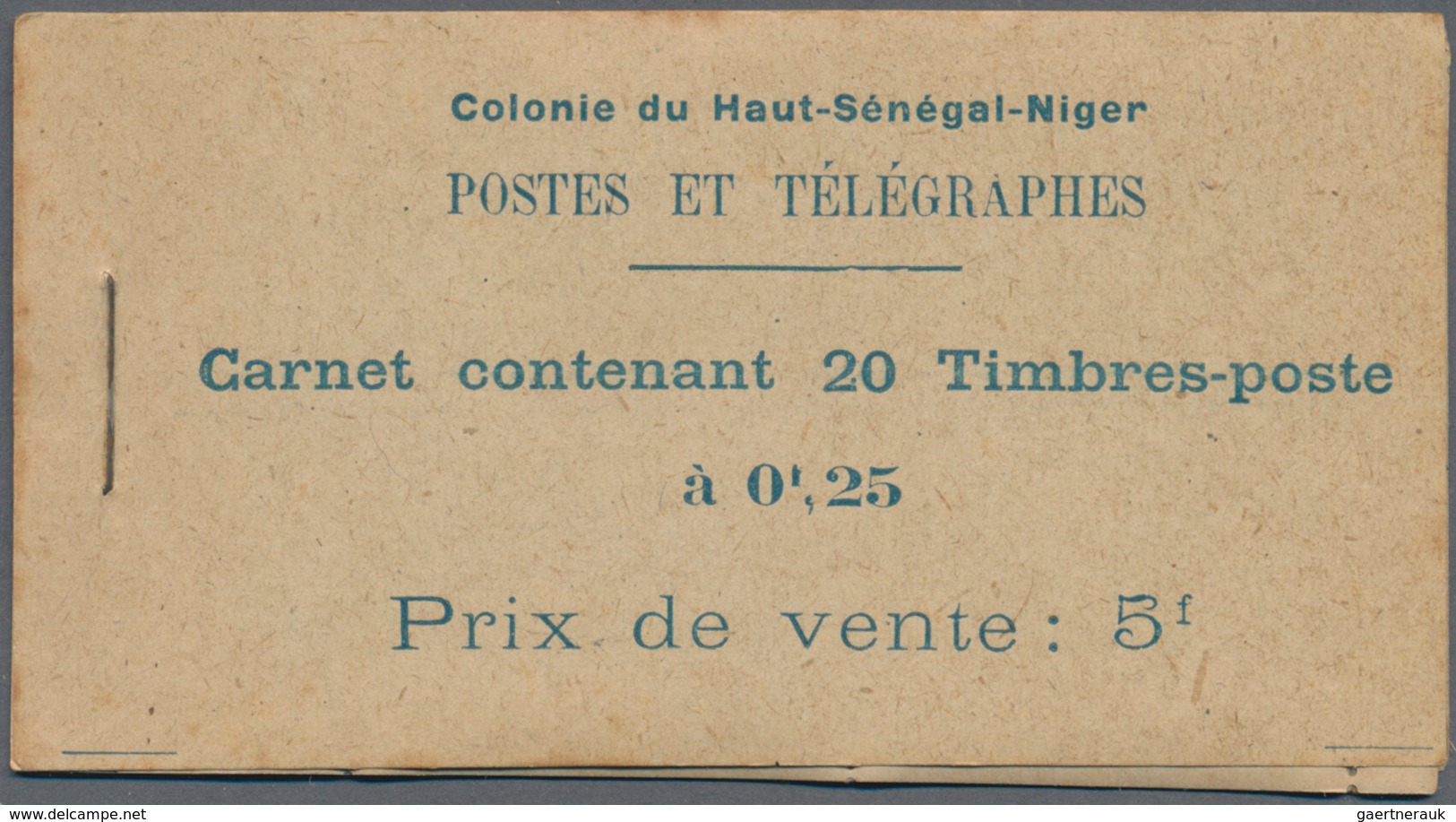 Französische Kolonien: 1908/1933, French Africa, Assortment Of 50 Booklets: 1908 Madagascar No. 1, 1 - Andere & Zonder Classificatie