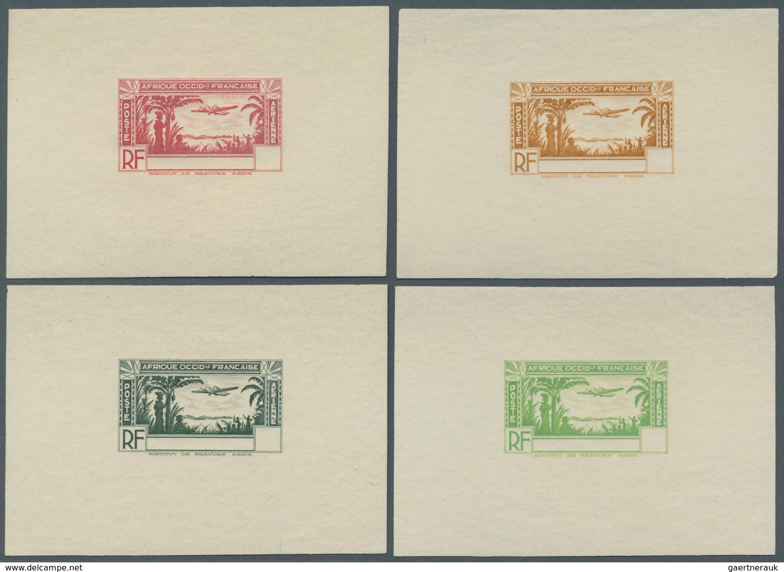 Französische Kolonien: 1921/1968, specialised assortment incl. 39 epreuve/single die proofs (of Sene