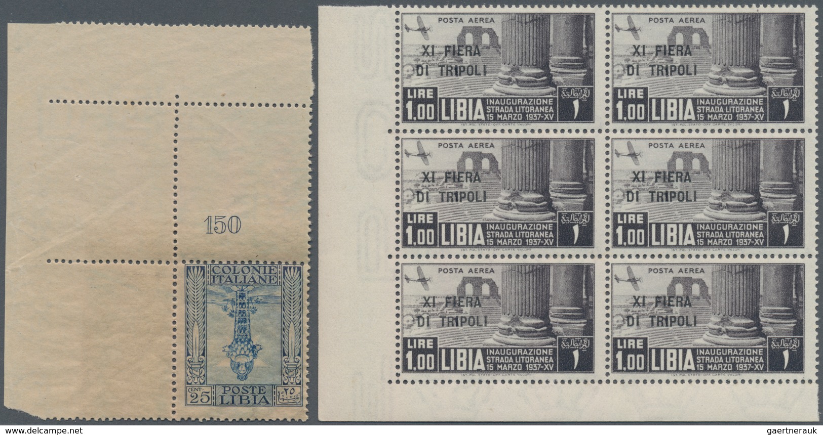 Italienische Kolonien: 1906/1950 (ca.), Duplicates Of Benadir, Somalia, Eritrea, Libya, Djubaland, C - Amtliche Ausgaben