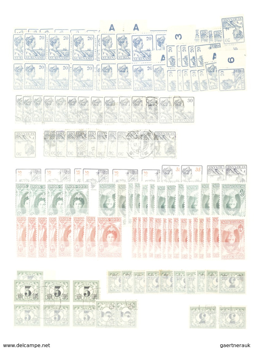 Niederländische Kolonien: 1864/1980 (ca.), comprehensive accumulation in several albums/stockbooks,