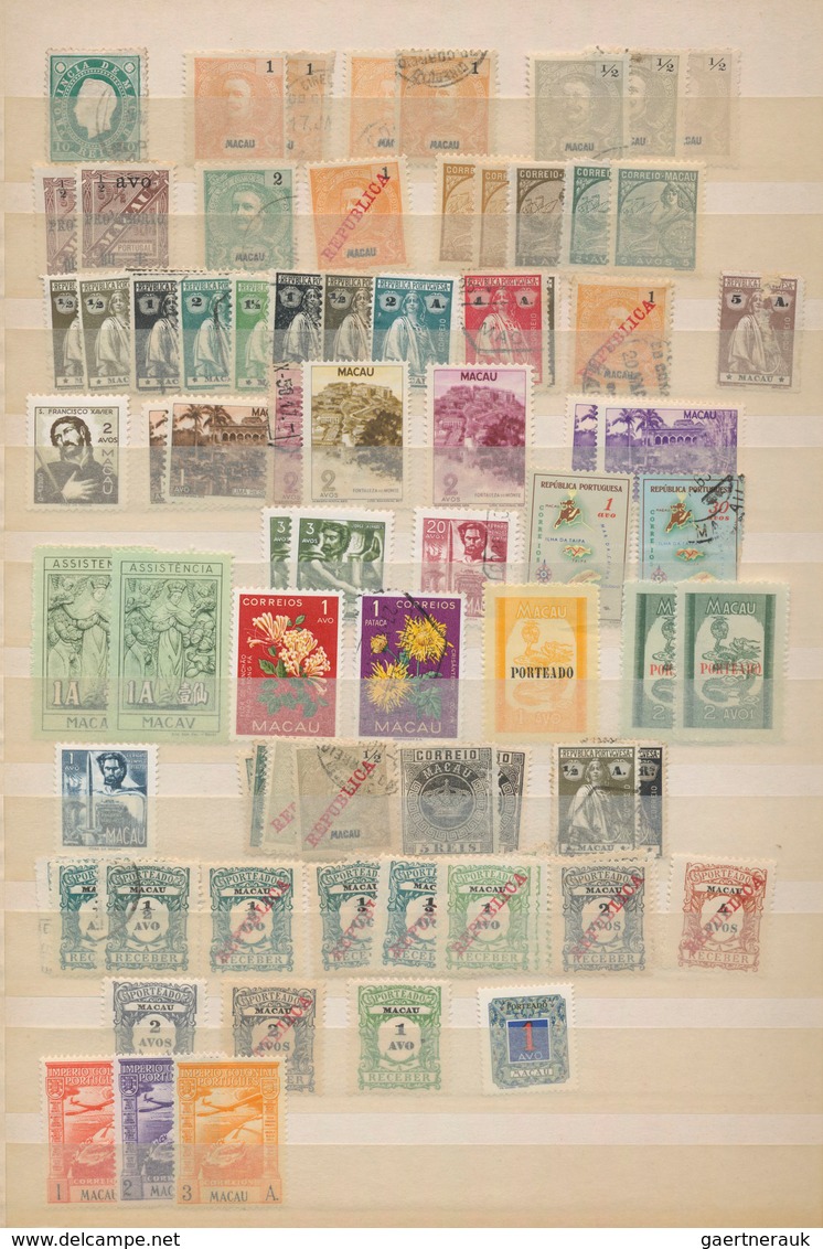 Portugiesische Kolonien: 1885/1970 (ca.), Used And Mint Balance In Six (mainly Smaller) Stockbooks, - Other & Unclassified