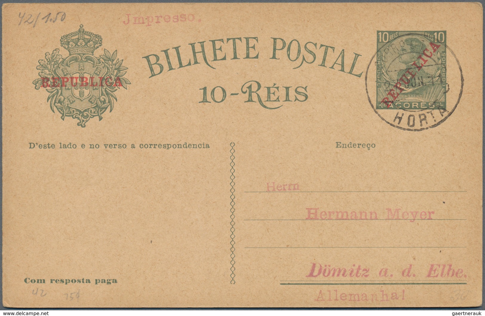 Portugiesische Kolonien: 1885/1995 Ca. 390 Unused/CTO-used And Commercially Used Postal Stationeries - Sonstige & Ohne Zuordnung