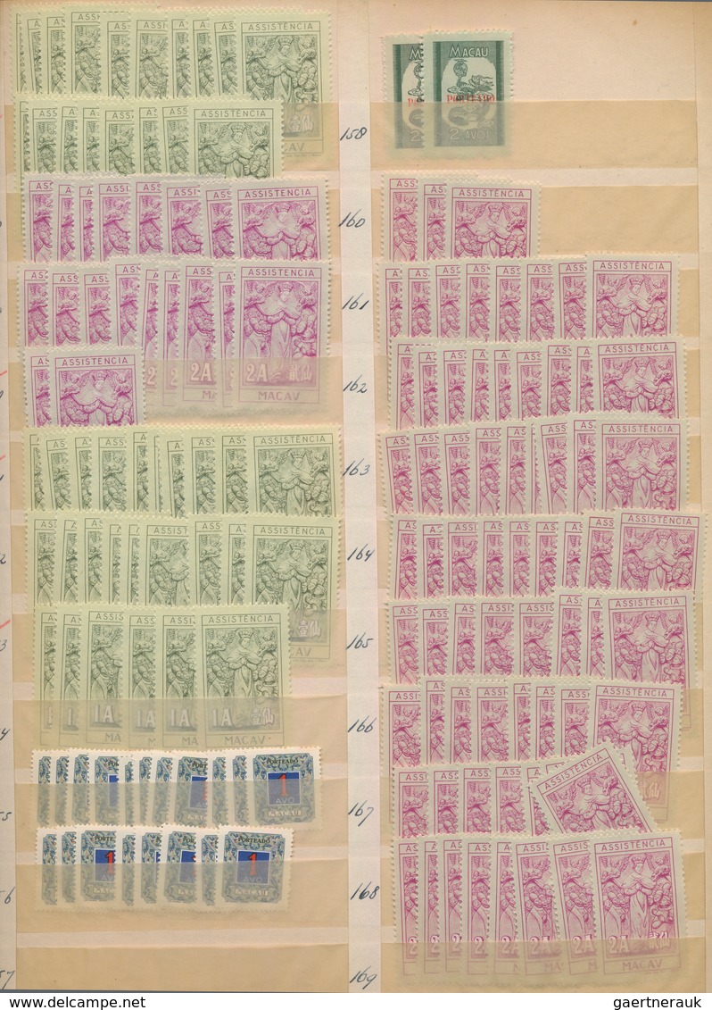 Portugiesische Kolonien: 1890/1976 (ca.), Comprehensive Holding Of Apprx. 8-10 Thousand Stamps, Neat - Autres & Non Classés