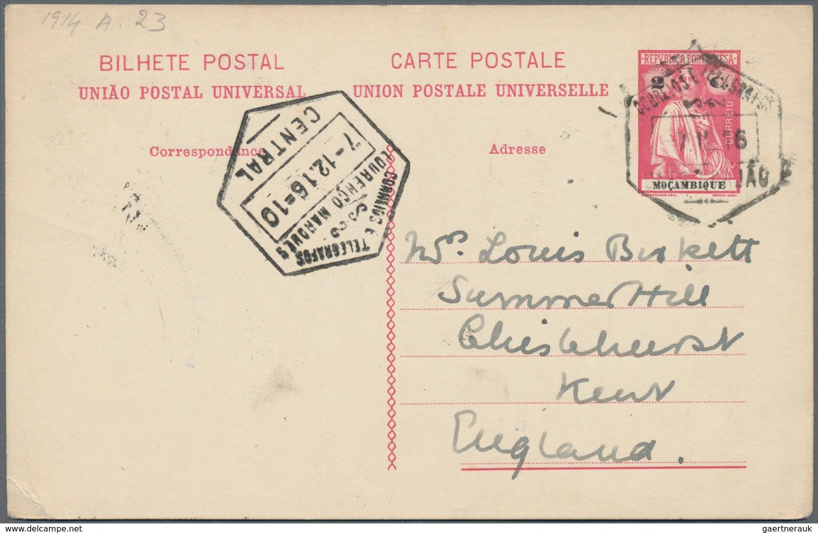 Portugiesische Kolonien: 1892/1980 (ca.) Accumulation Of Ca. 120 Unused/CTO/used Postal Stationery C - Other & Unclassified