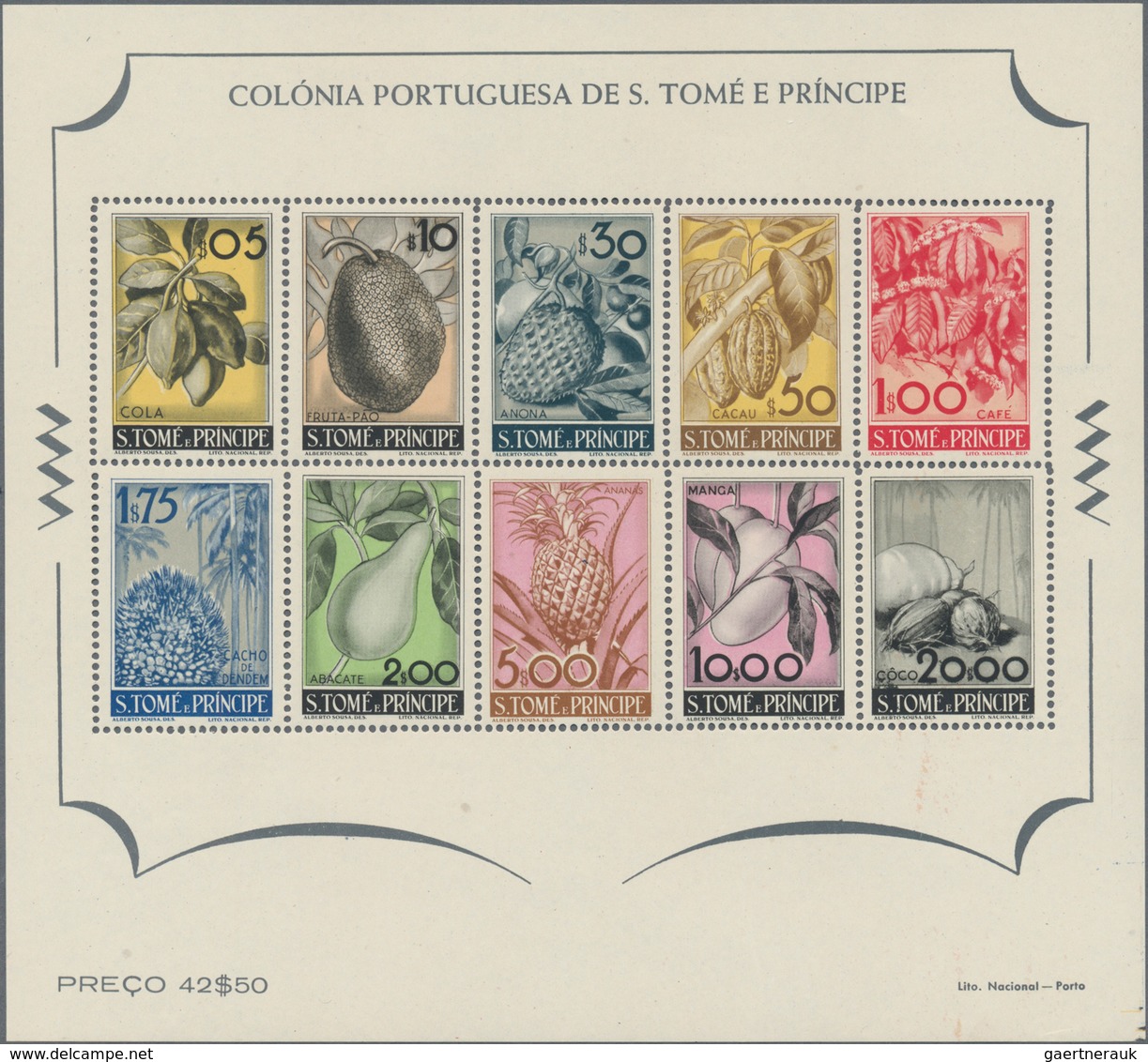 Portugiesische Kolonien: 1946/1977 (ca.), Substantial Accumulation Of Mostly The Early Souvenir Shee - Andere & Zonder Classificatie