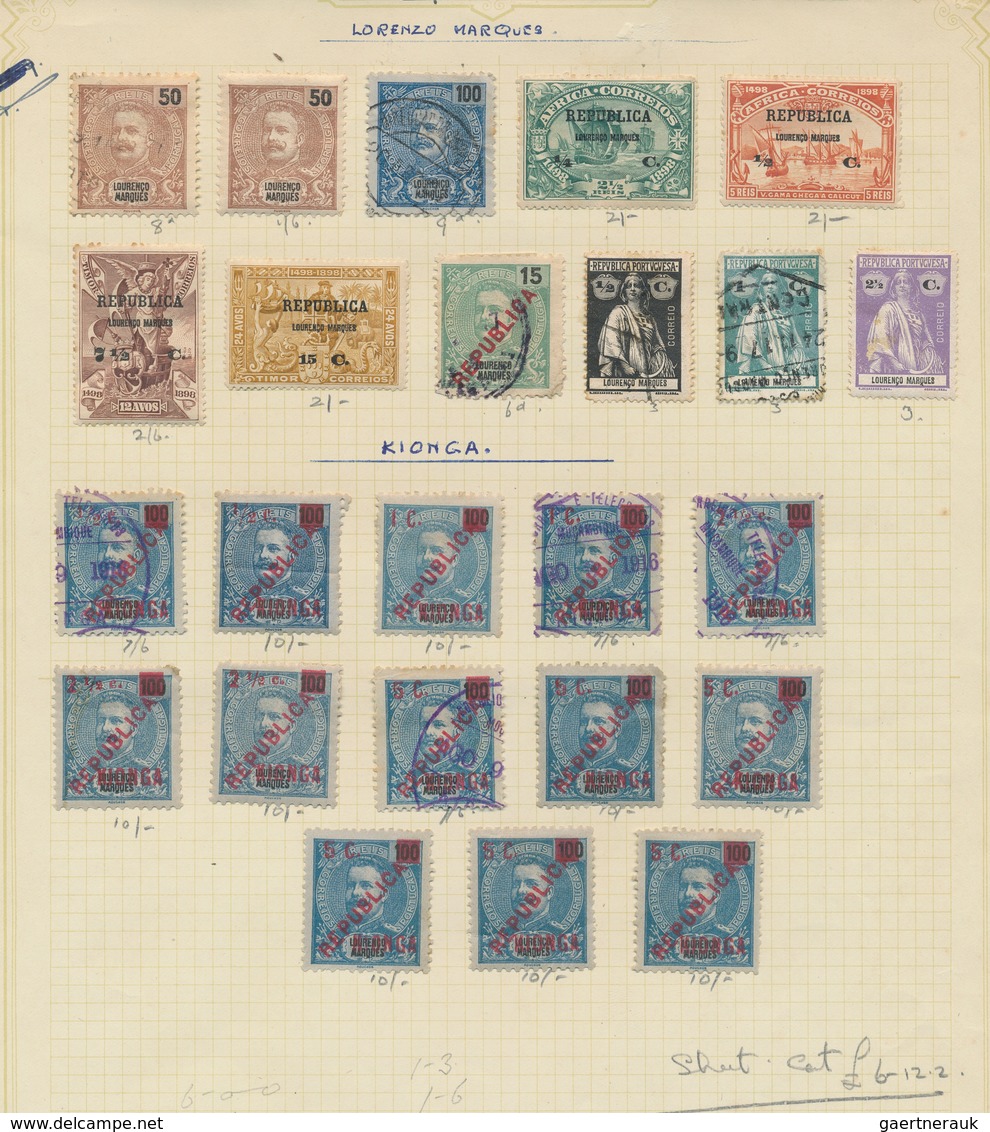 Portugiesische Kolonien In Afrika: 1870/1940 (ca.), Used And Mint Collection/accumulation On Album P - Portugiesisch-Kongo