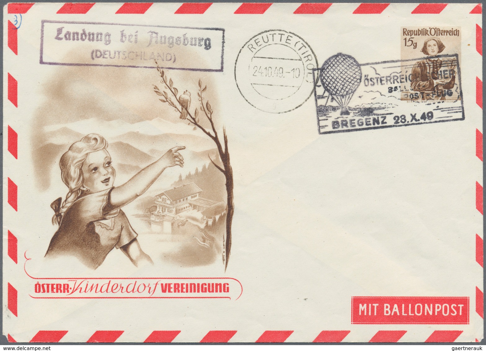 Ballonpost: 1924/1997, Sophisticated Holding Of Several Hundred Balloon Covers/cards (mainly Flown M - Montgolfières