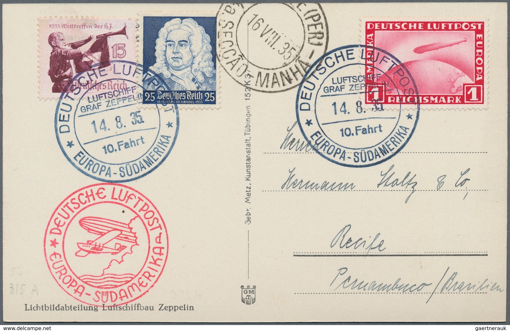 Flugpost Deutschland: Over 140 Zeppelin Postcards, Mostly Real Photos With The Largest Part Pioneer - Luft- Und Zeppelinpost