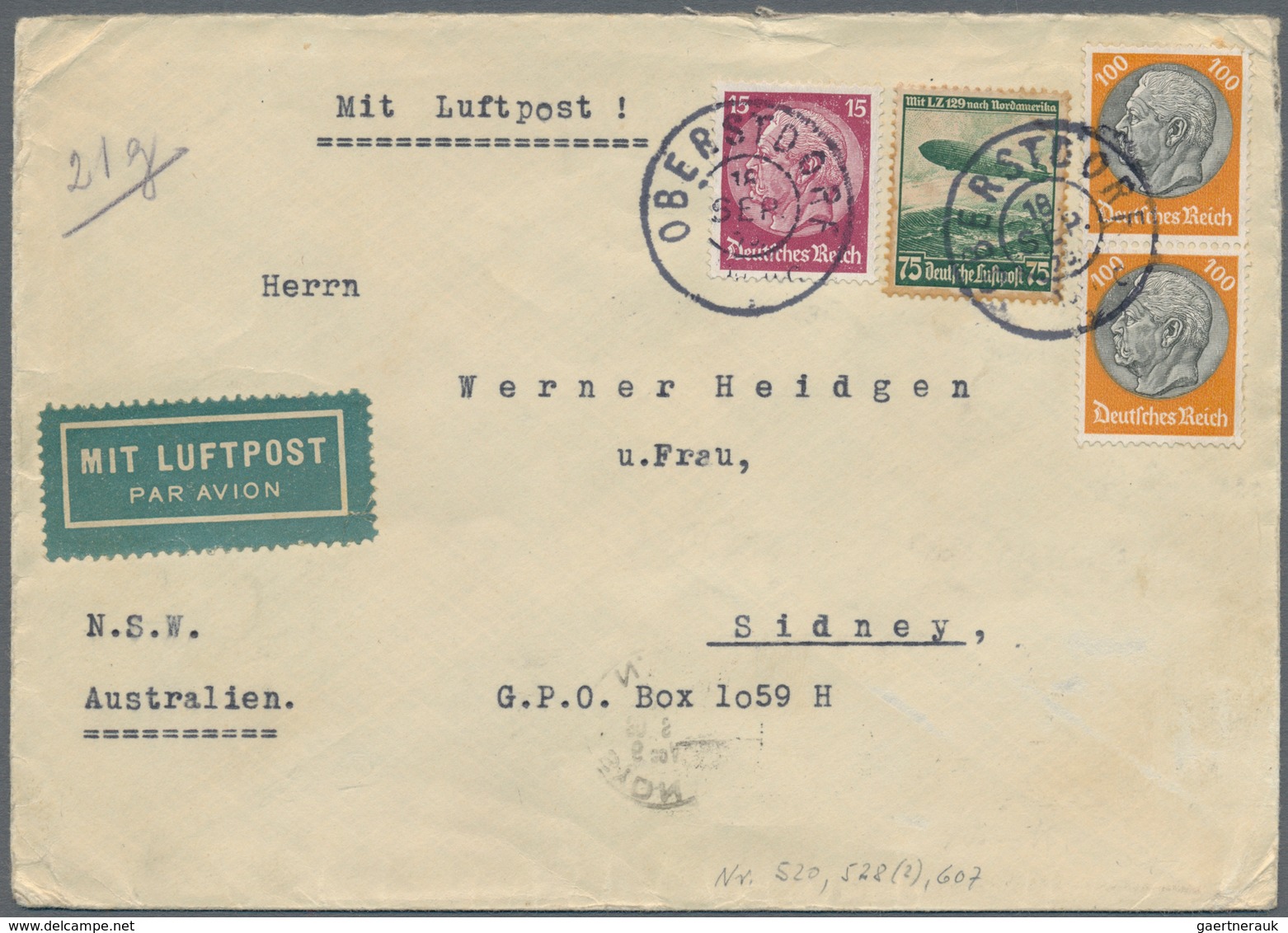 Flugpost Deutschland: 1924/1942, Deutsches Reich, Reichhaltiger Sammlungsbestand Mit über 50 Flugpos - Airmail & Zeppelin