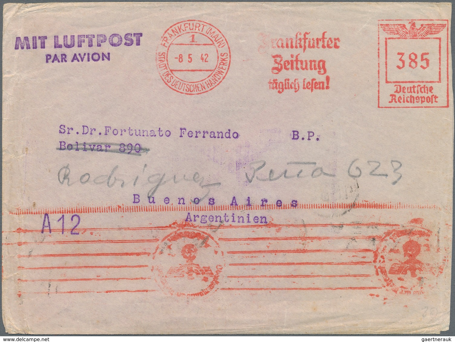 Flugpost Deutschland: 1924/1944, Gehaltvoller Sammlungsbestand Mit Ca.60 Belegen, Dabei Viel Bedarfs - Airmail & Zeppelin