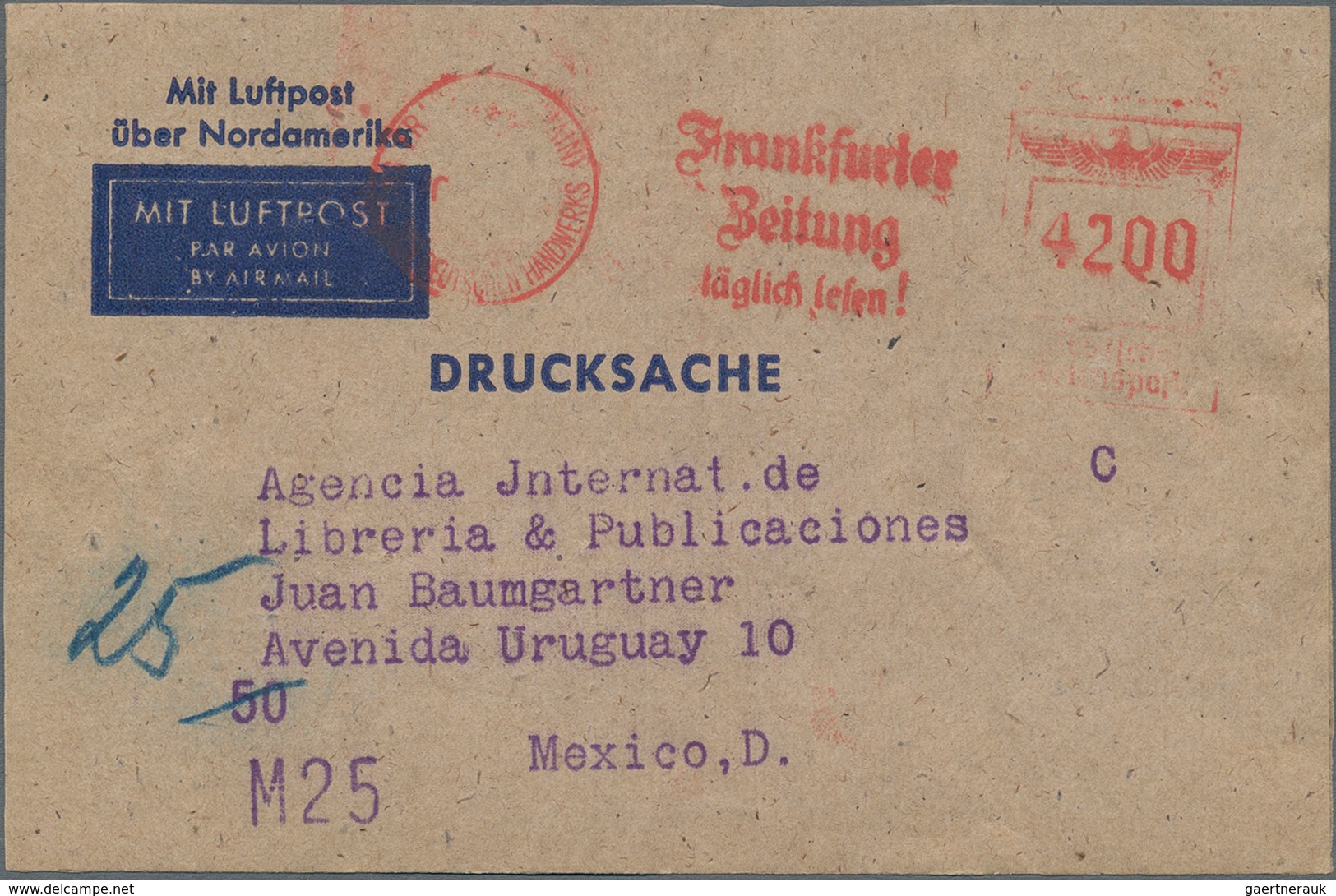 Flugpost Deutschland: 1932/1941, FREISTEMPLER, Interessante Partie Mit 12 Flugpost-Belegen Mit Freis - Correo Aéreo & Zeppelin