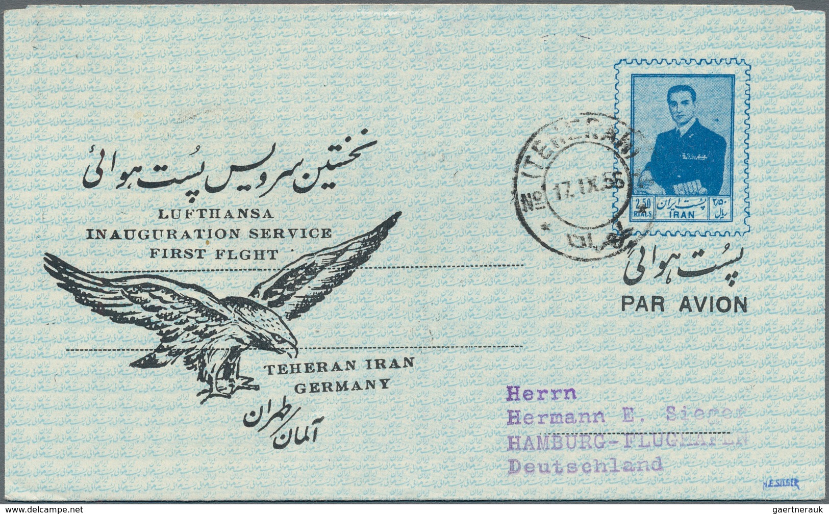 Flugpost Deutschland: 1955/1978, Sammlung Von Ca. 1.500 Augenscheinlich Nur Verschiedenen LUFTHANSA- - Correo Aéreo & Zeppelin