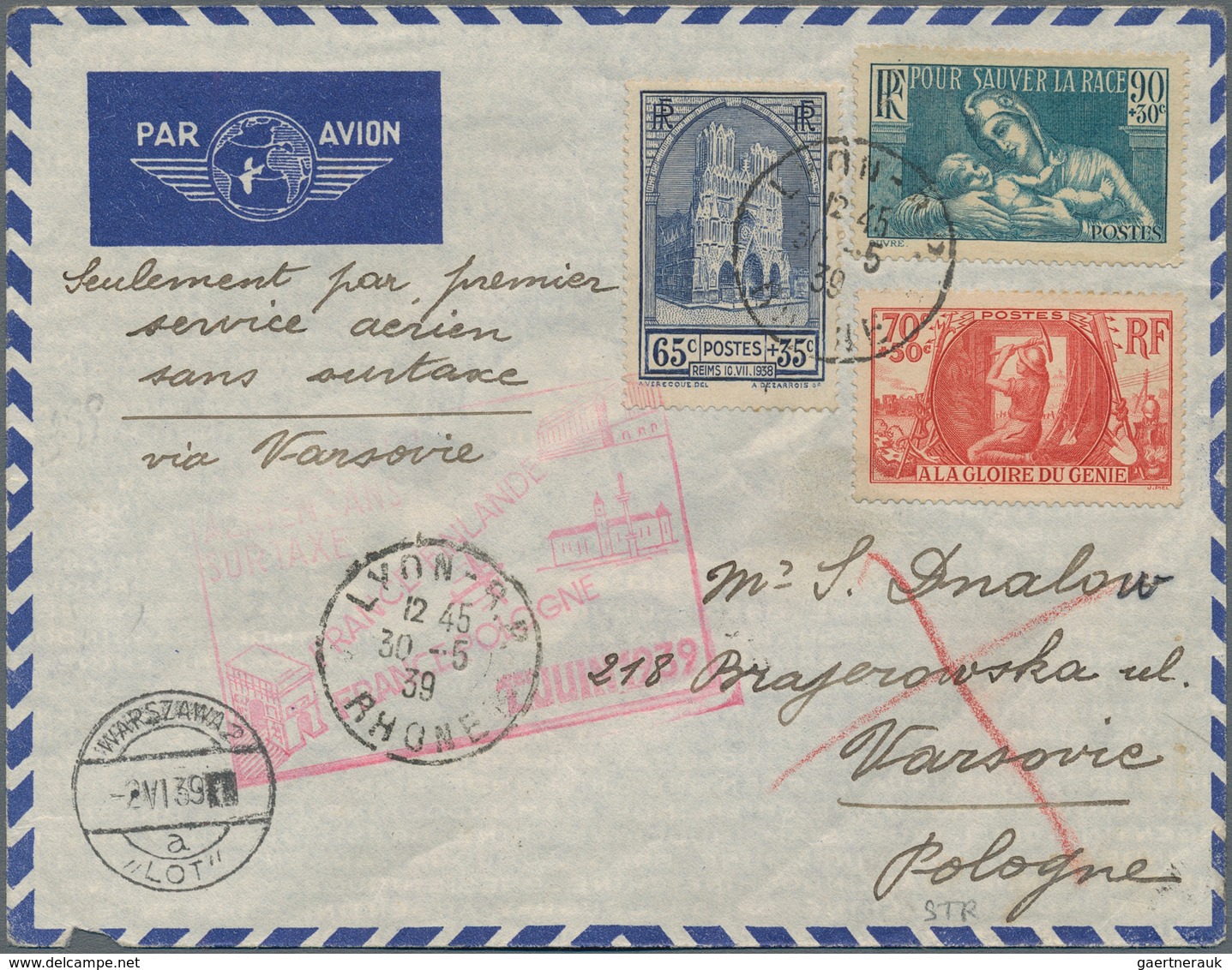 Flugpost Europa: 1936/1939, FRANCE FIRST AND SPECIAL FLIGHTS, Lot Of 23 Airmail Covers/cards Bearing - Otros - Europa