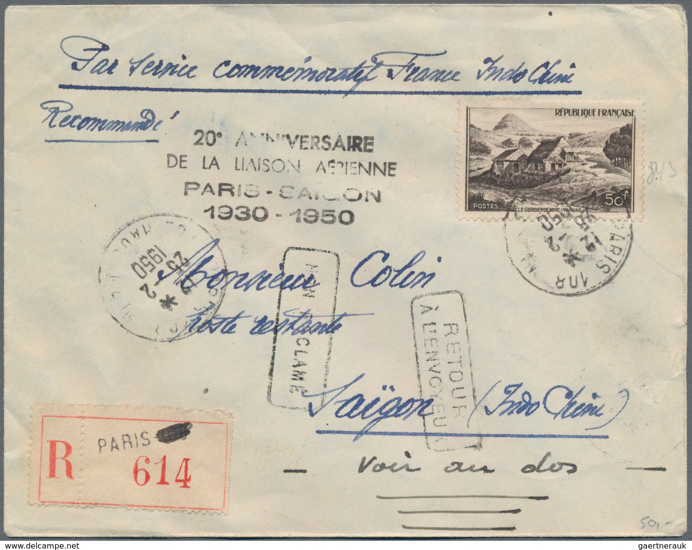 Flugpost Europa: 1950/1959, FRANCE FIRST AND SPECIAL FLIGHTS, Lot Of 63 Airmail Covers/cards Bearing - Autres - Europe