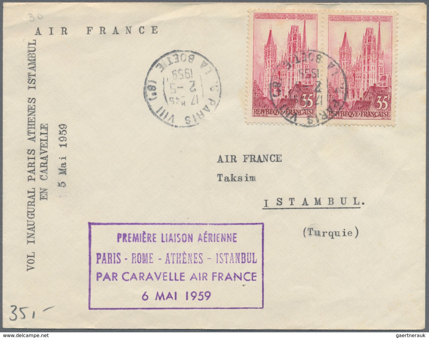 Flugpost Alle Welt: 1925-60, "AIR MAILS & FIRST FLIGHTS" 66 Covers & Cards Most Europe & Overseas, H - Andere & Zonder Classificatie
