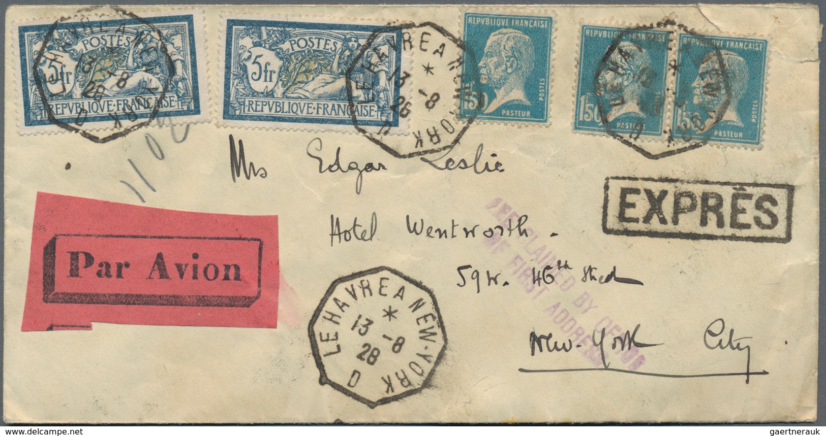 Flugpost Alle Welt: 1926/1955, Lot Of Twelve Airmail Covers Incl. Catapult Mail, Asian 1st Flights E - Other & Unclassified