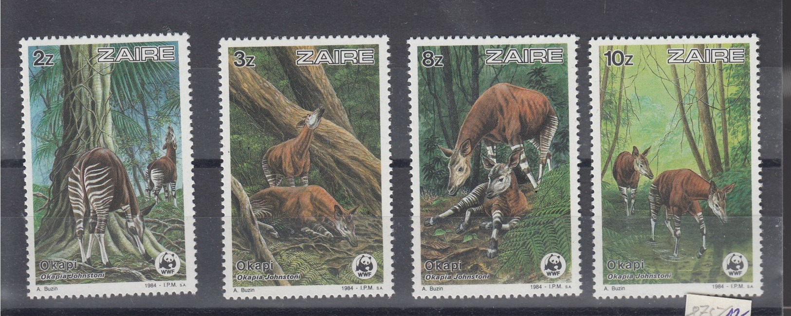 Zaire Michel Cat.No.  Mnh/** 875/878  Wwf - Neufs