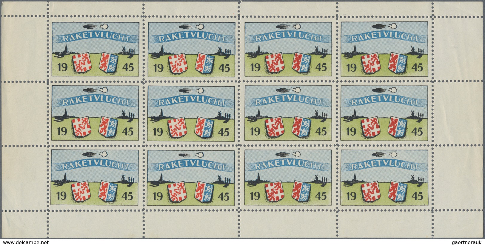 Raketenpost: 1945-1960 Rocket Mail: Specialized Collection Of 30 Covers Of Dutch Rocket Mail And 142 - Autres & Non Classés