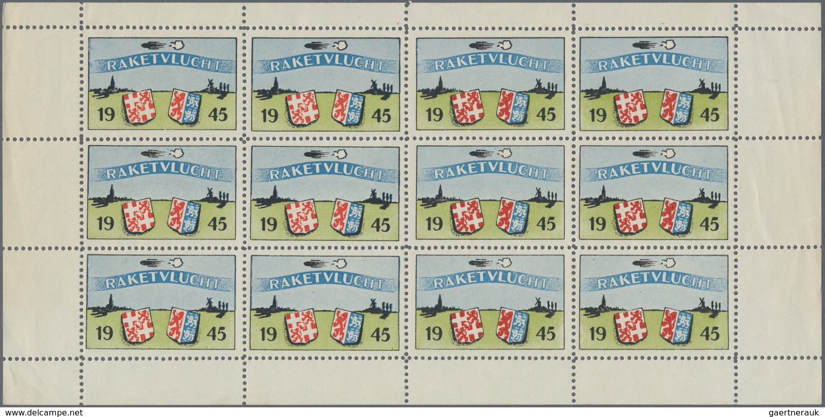 Raketenpost: 1945-1960 Rocket Mail: Specialized Collection Of 30 Covers Of Dutch Rocket Mail And 142 - Otros & Sin Clasificación