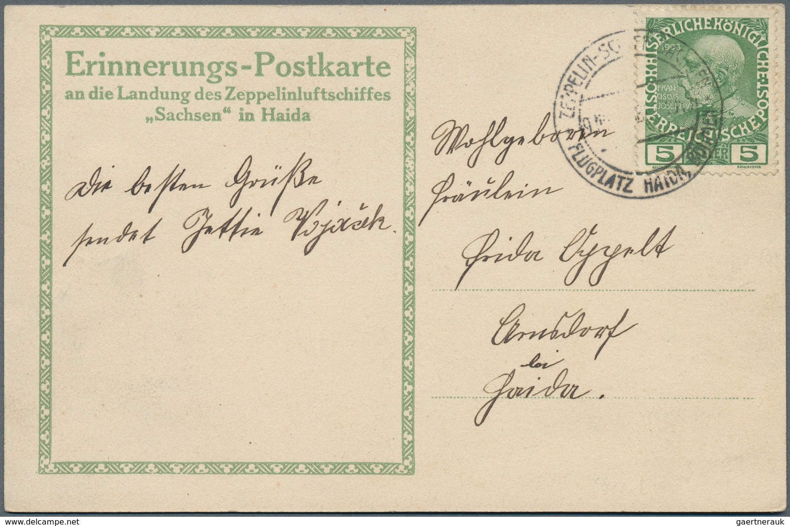 Zeppelinpost Deutschland: Collection Of Over 100 Zeppelin Items, Around 70 Flown Covers And 33 Schue - Airmail & Zeppelin