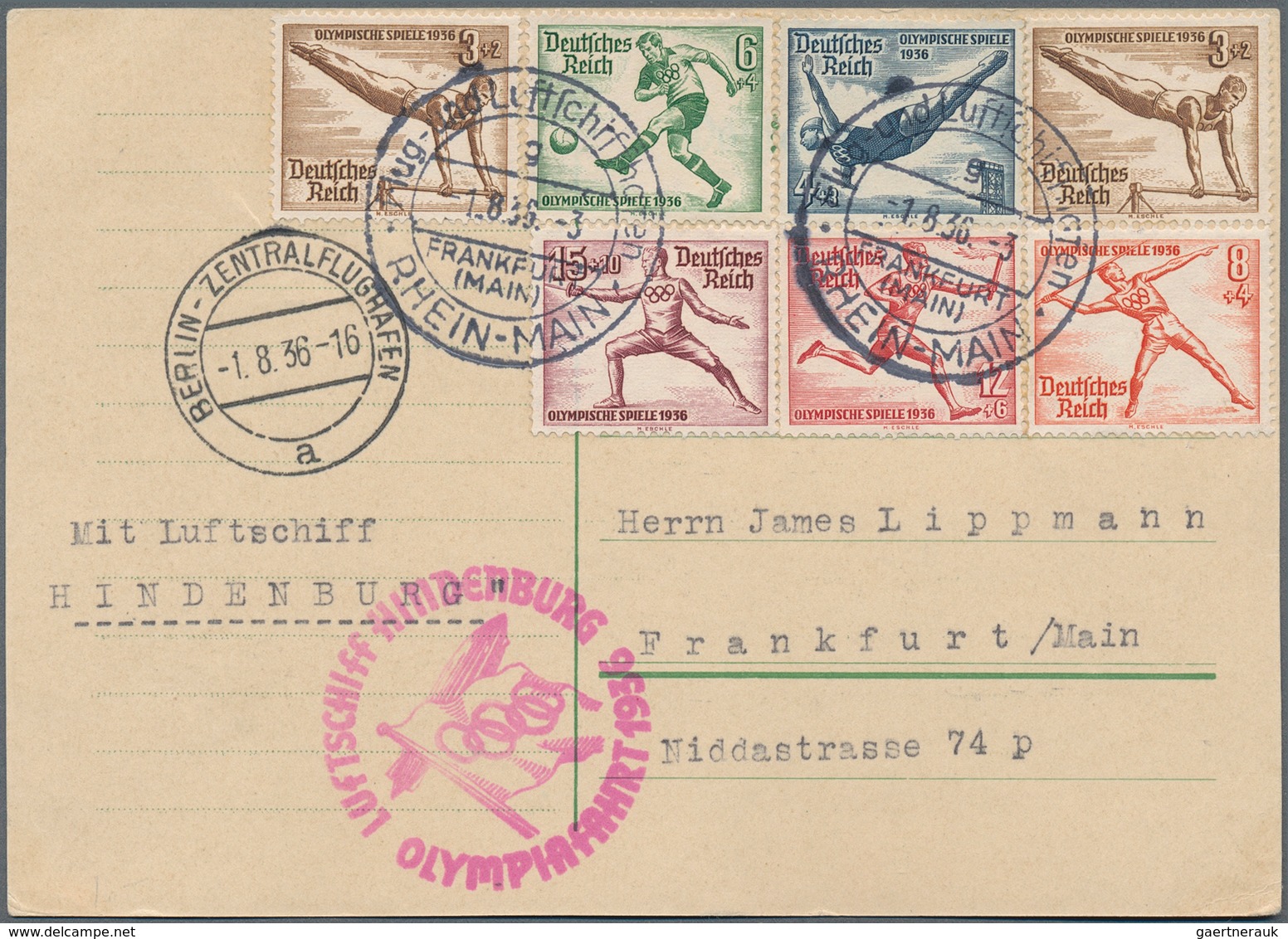 Zeppelinpost Deutschland: Collection of over 100 Zeppelin items, around 70 flown covers and 33 Schue