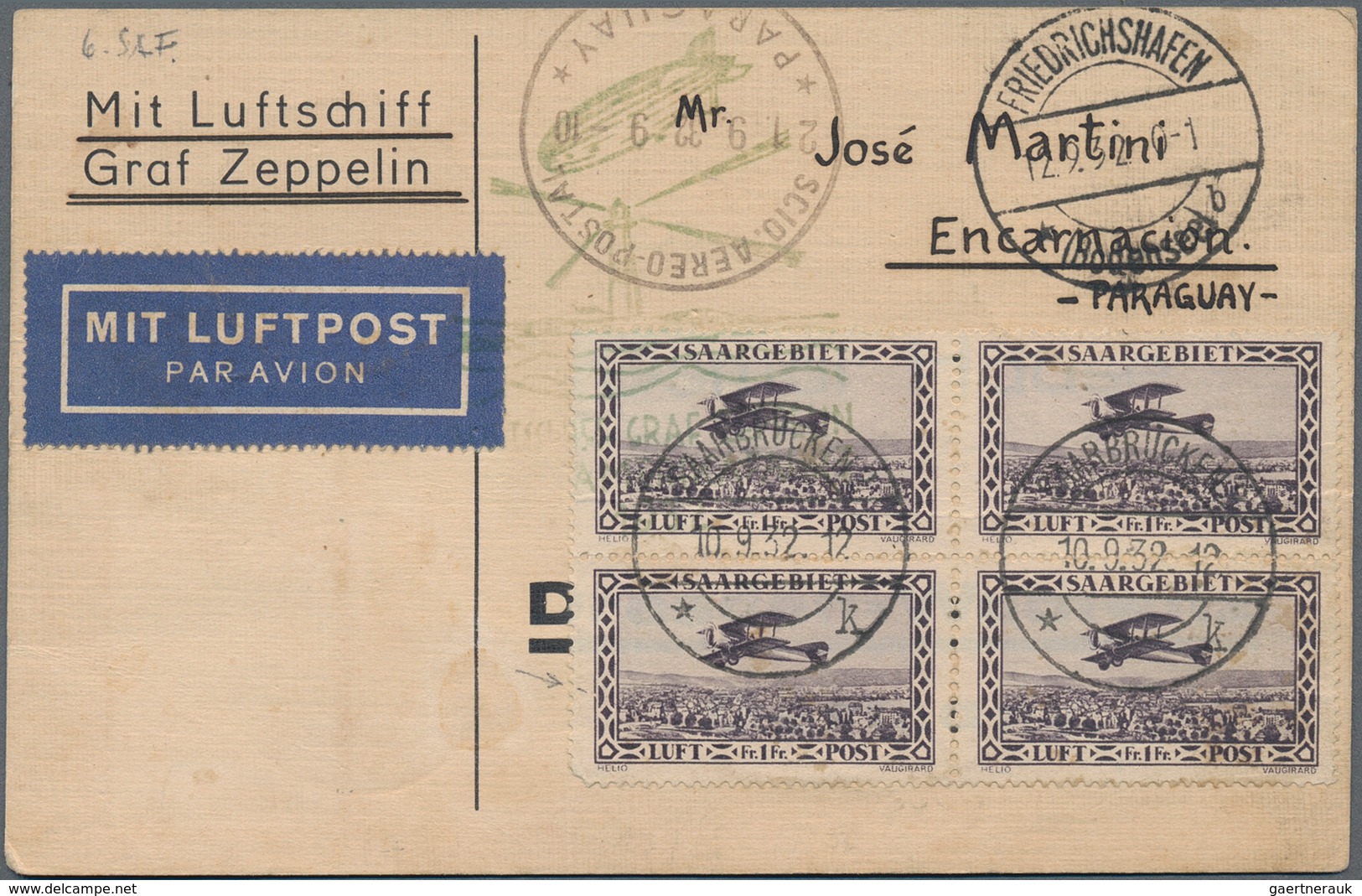 Zeppelinpost Deutschland: Collection of over 120 Zeppelin items with dozens of flown covers includin