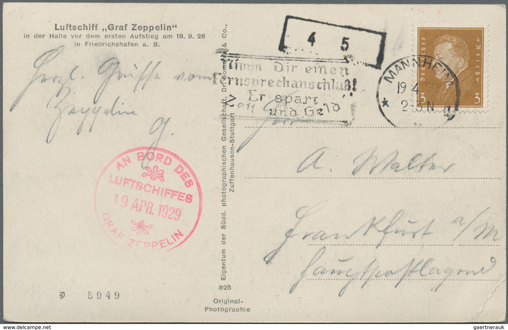 Zeppelinpost Deutschland: 1924/1939, Gehaltvoller Posten Mit 37 Belegen, Dabei Erste Amerikafahrten - Airmail & Zeppelin