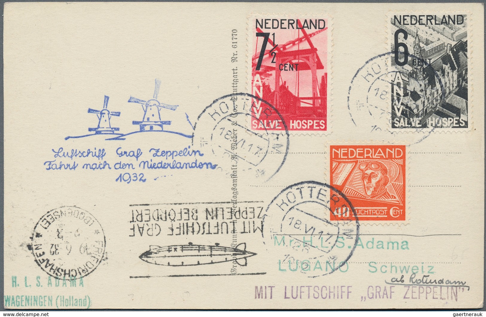 Zeppelinpost Deutschland: Collection Of 71 Zeppelin Cards And Covers, Ca 60 Flown + Several Hindenbu - Correo Aéreo & Zeppelin