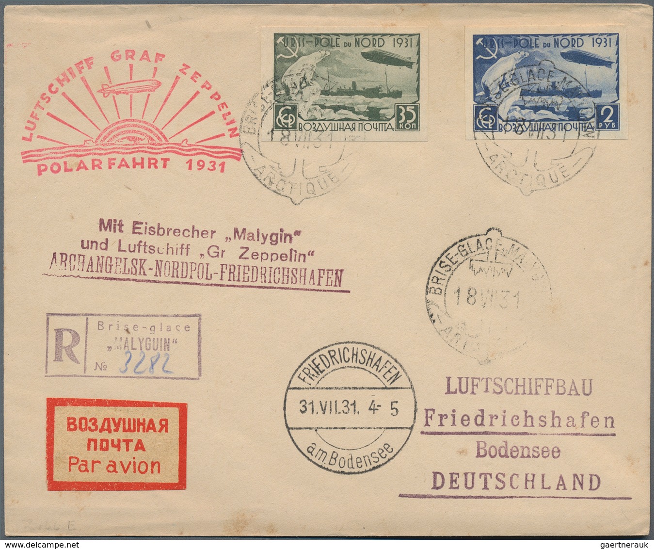 Zeppelinpost Deutschland: Collection Of 71 Zeppelin Cards And Covers, Ca 60 Flown + Several Hindenbu - Poste Aérienne & Zeppelin