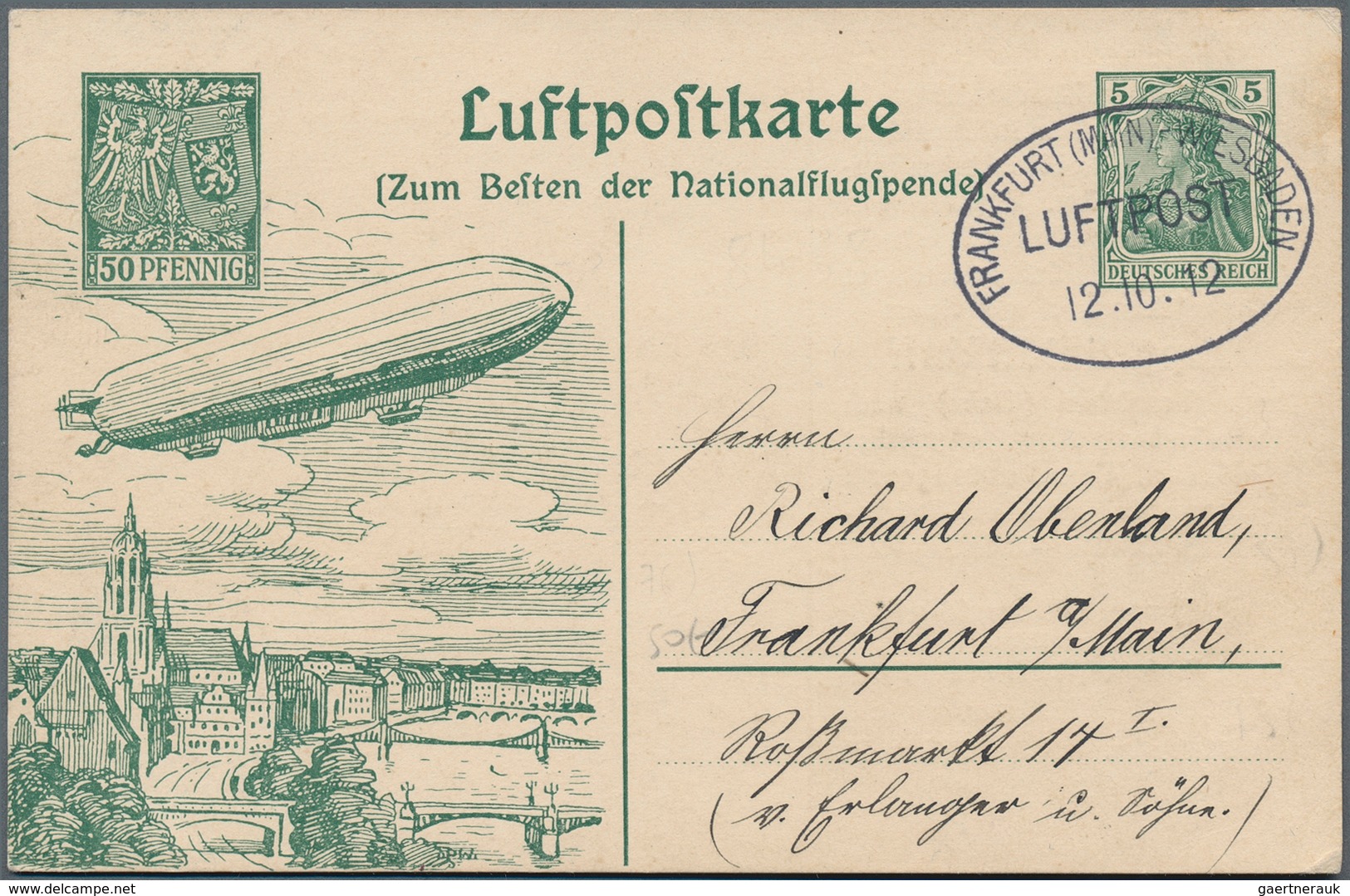 Zeppelinpost Deutschland: Over two hundred Zeppelin flights, original private photographs, real phot