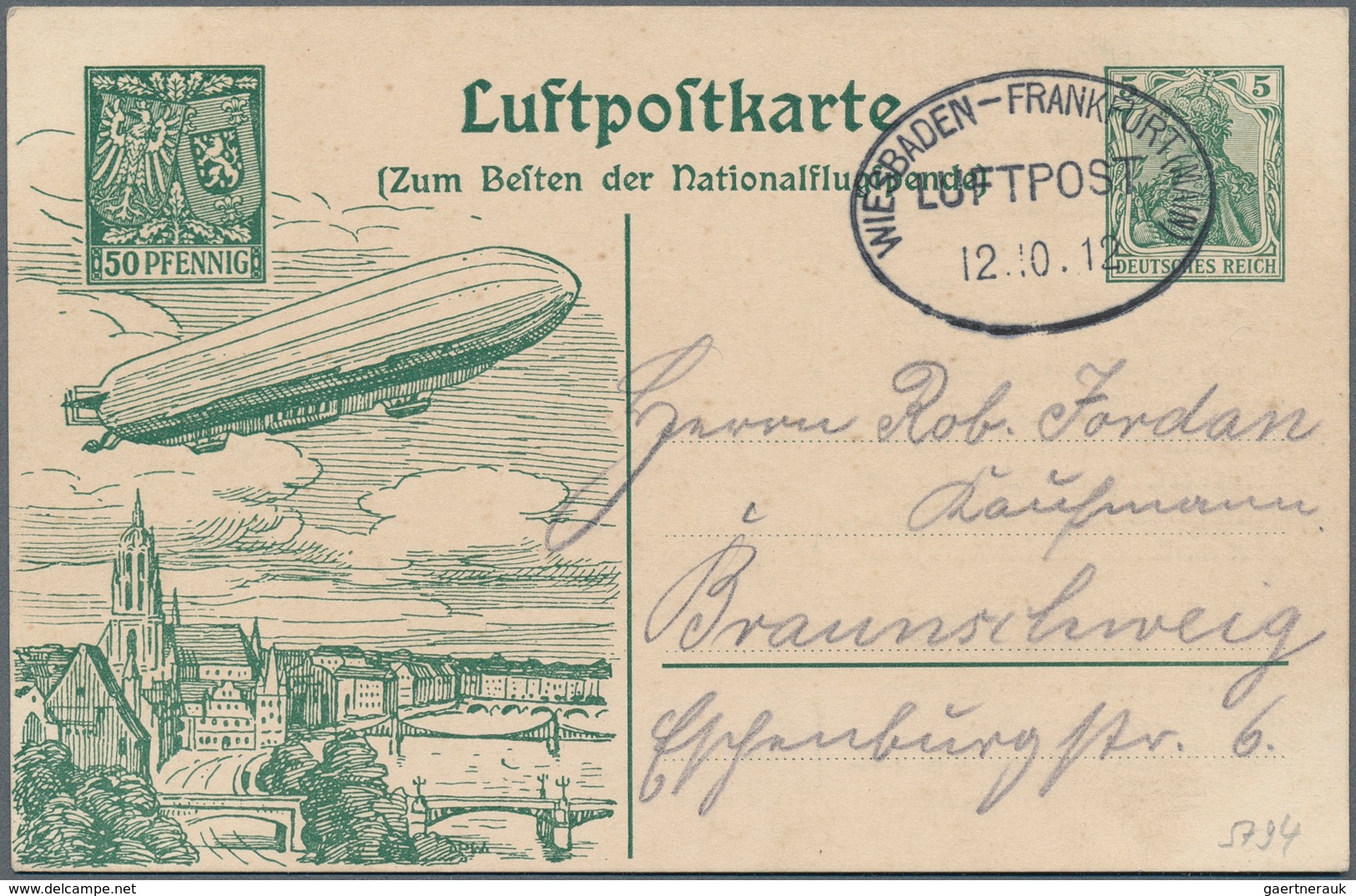 Zeppelinpost Deutschland: Over two hundred Zeppelin flights, original private photographs, real phot