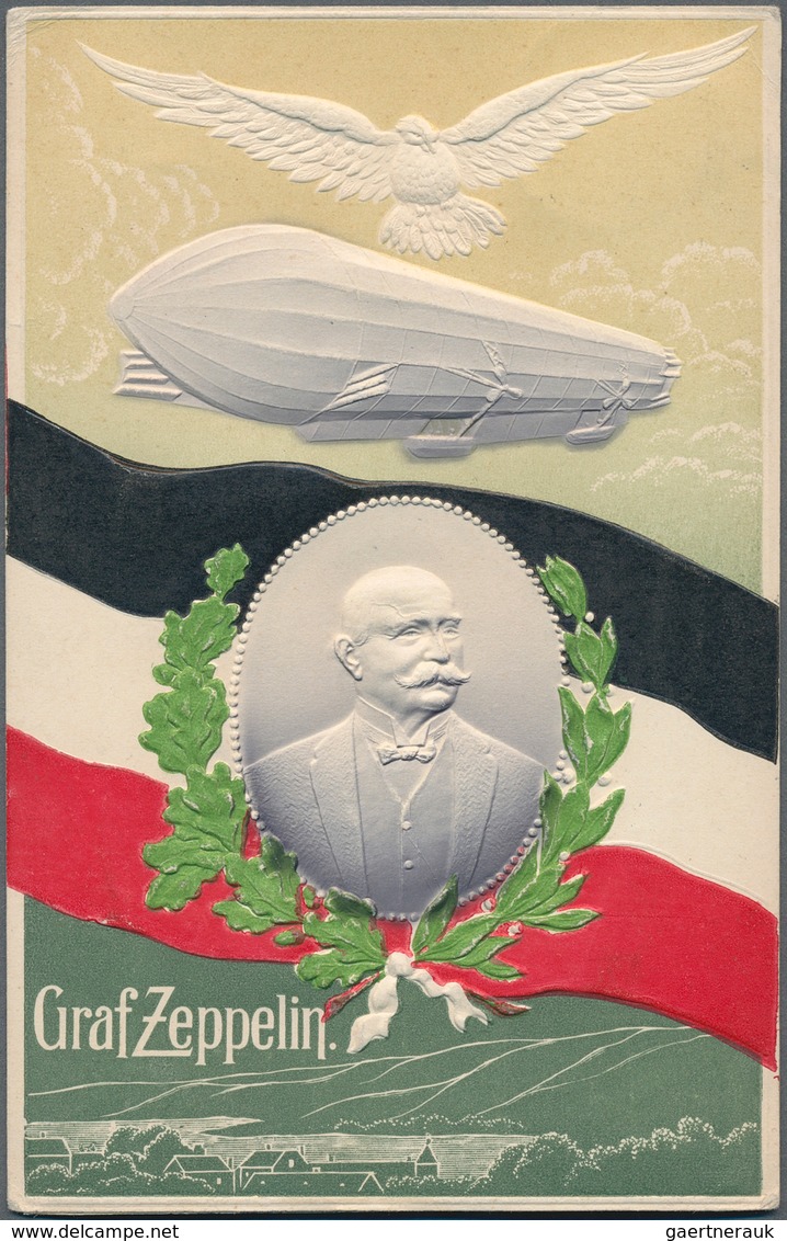 Zeppelinpost Europa: Collection Of Over 110 Zeppelin Items, Mostly Flown Covers With A Large Number - Otros - Europa