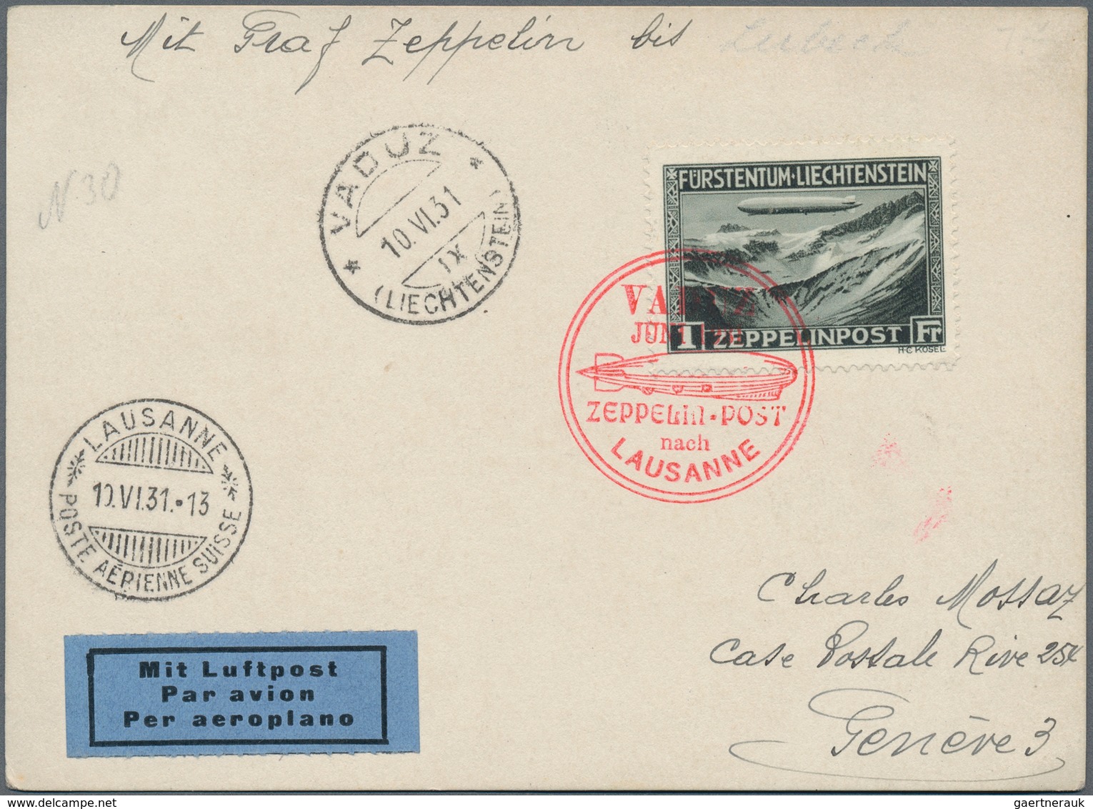 Zeppelinpost Europa: Collection of over 110 Zeppelin items, mostly flown covers with a large number