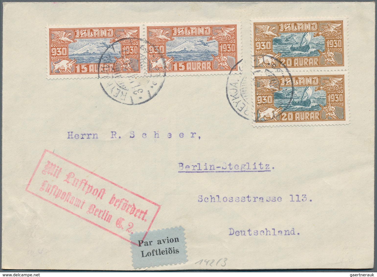 Zeppelinpost Europa: 1910's-1930's: Group Of 46 Covers And Postcards Flown By ZEPPELIN Or Special Ai - Europe (Other)