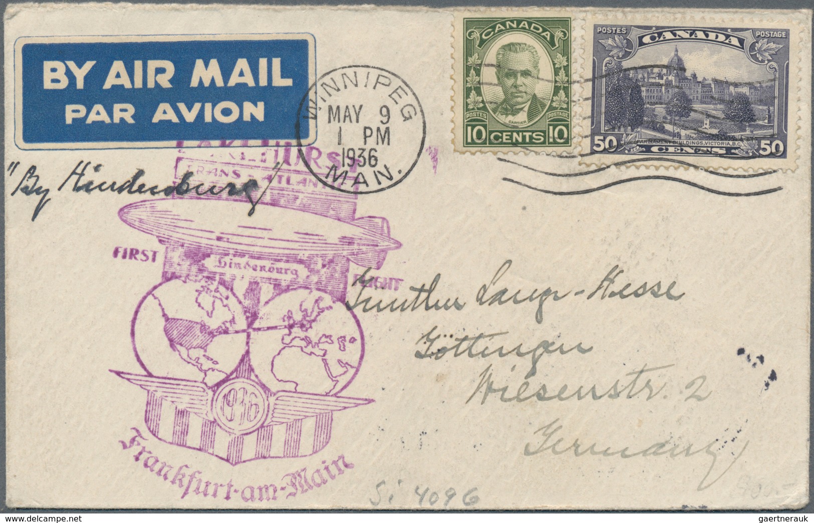 Zeppelinpost Europa: 1910's-1930's: Group Of 46 Covers And Postcards Flown By ZEPPELIN Or Special Ai - Otros - Europa