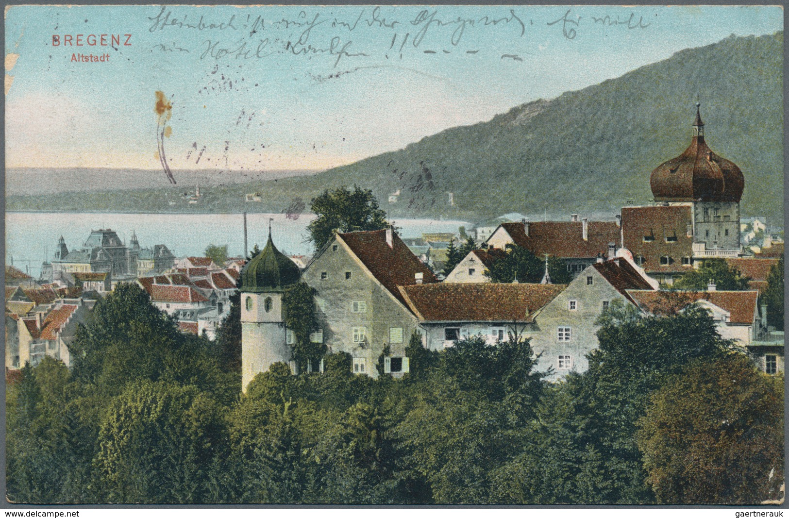 Bodenseeschiffspost: 1897/ca. 1970, 87 Belege Aus Bayern, Württemberg, Scheiz, BRD Und Österreich Im - Other & Unclassified