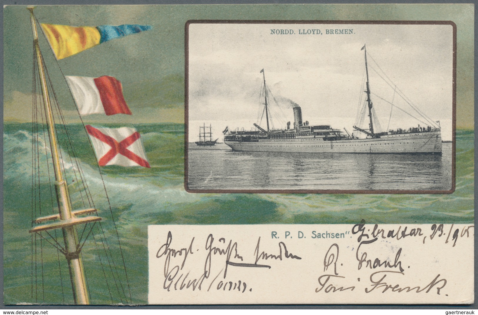 Schiffspost Deutschland: 1901/1932 Ca., Partie Mit 18 Belegen, Dabei Marineschiffspost, Dt.Seepost M - Collections